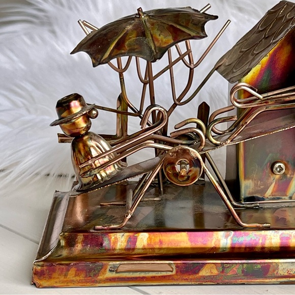 Berkeley Designs Vintage Metal Seesaw Musical Box Plays “IT’S A SMALL WORLD” - Picture 8 of 16